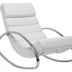 KARE Design Sessel-Schaukelsessel Manhattan White