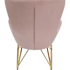 KARE Design Sessel-Schaukelsessel Oslo Rosa
