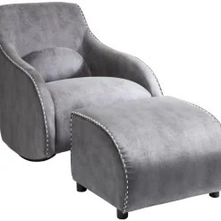 KARE Design Sessel-Schaukelsessel Swing Ritmo Vintage Grey