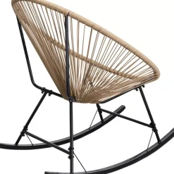 KARE Design Outdoormöbel-Schaukelstuhl Acapulco Natur