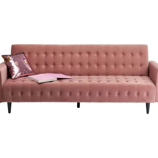 KARE Design Sofas & Couches-Schlafsofa Milchbar Rose 219Cm