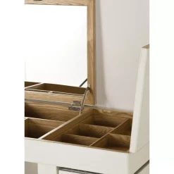 KARE Design Tische-Schminkkombination Diva Croco White