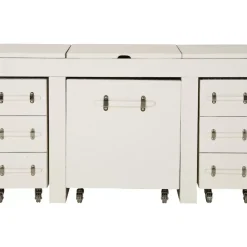 KARE Design Tische-Schminkkombination Diva Croco White