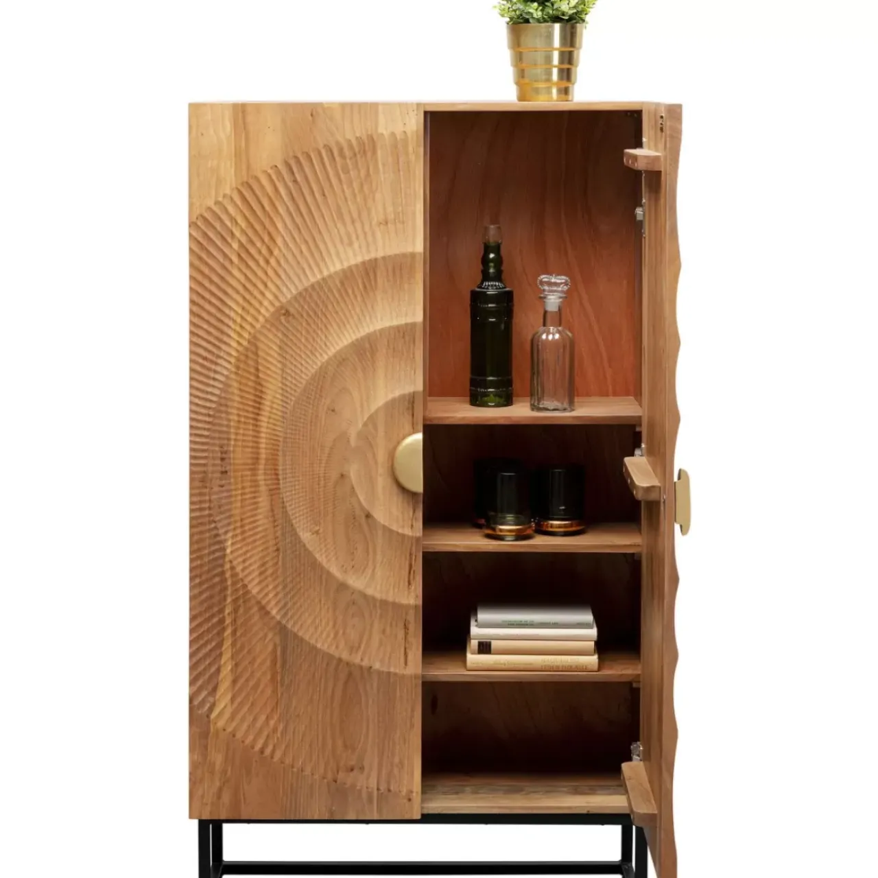 KARE Design Regale-Schrank Madeira Hell 76X140Cm