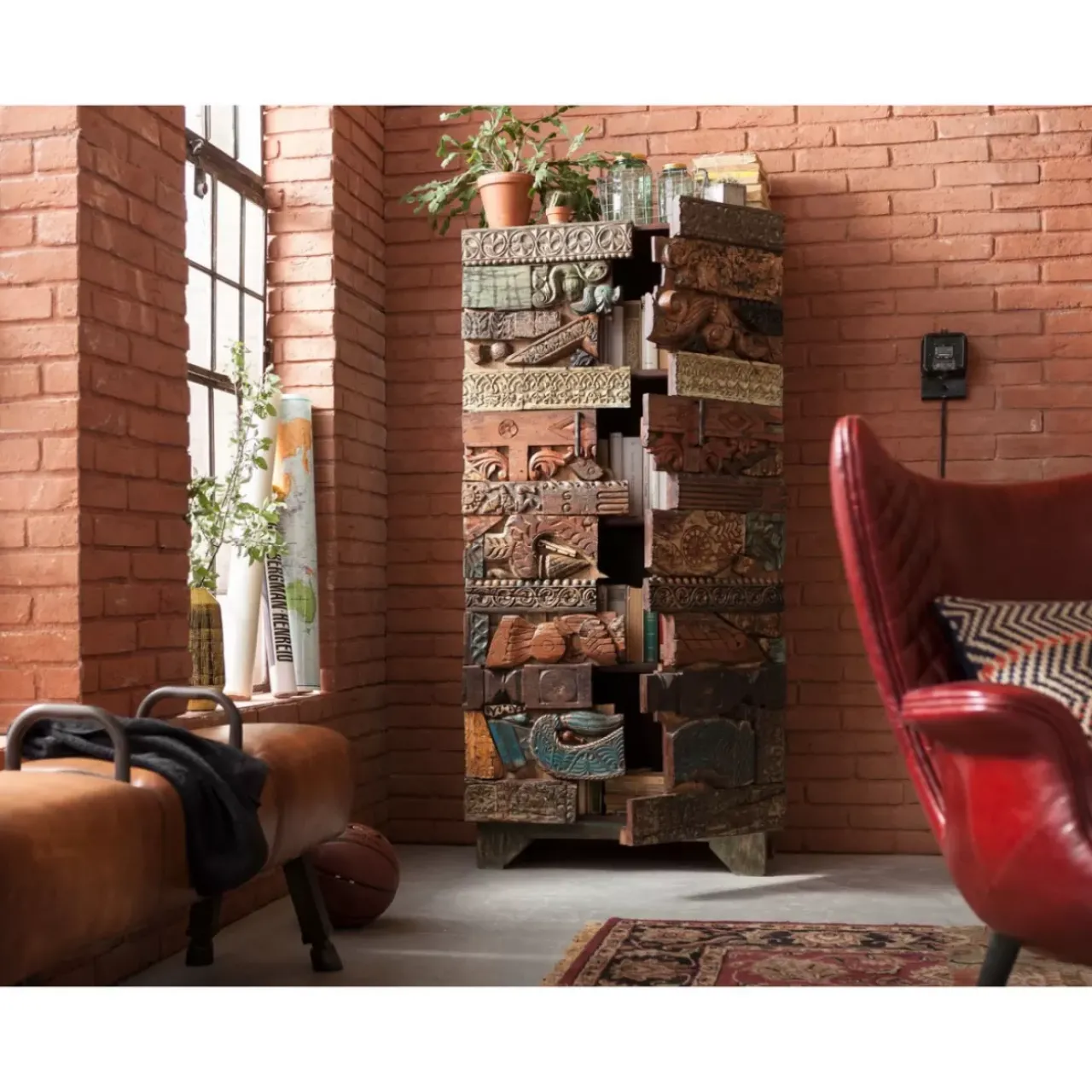 KARE Design Regale-Schrank Shanti Surprise Puzzle 2Trg.