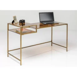 KARE Design Tische-Schreibtisch Loft Gold 134X60Cm