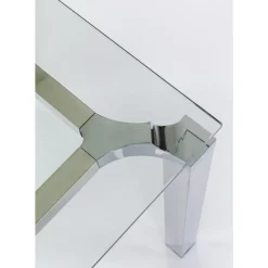 KARE Design Tische-Schreibtisch Lorenco Chrom Winkelcombi 210X180Cm