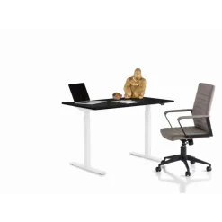 KARE Design Tische-Schreibtisch Office Smart Weis Schwarz 120X70