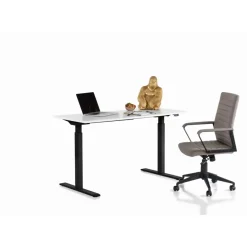 KARE Design Tische-Schreibtisch Office Smart Schwarz Weis 140X60