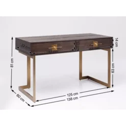 KARE Design Tische-Schreibtisch Osaka 138X60Cm