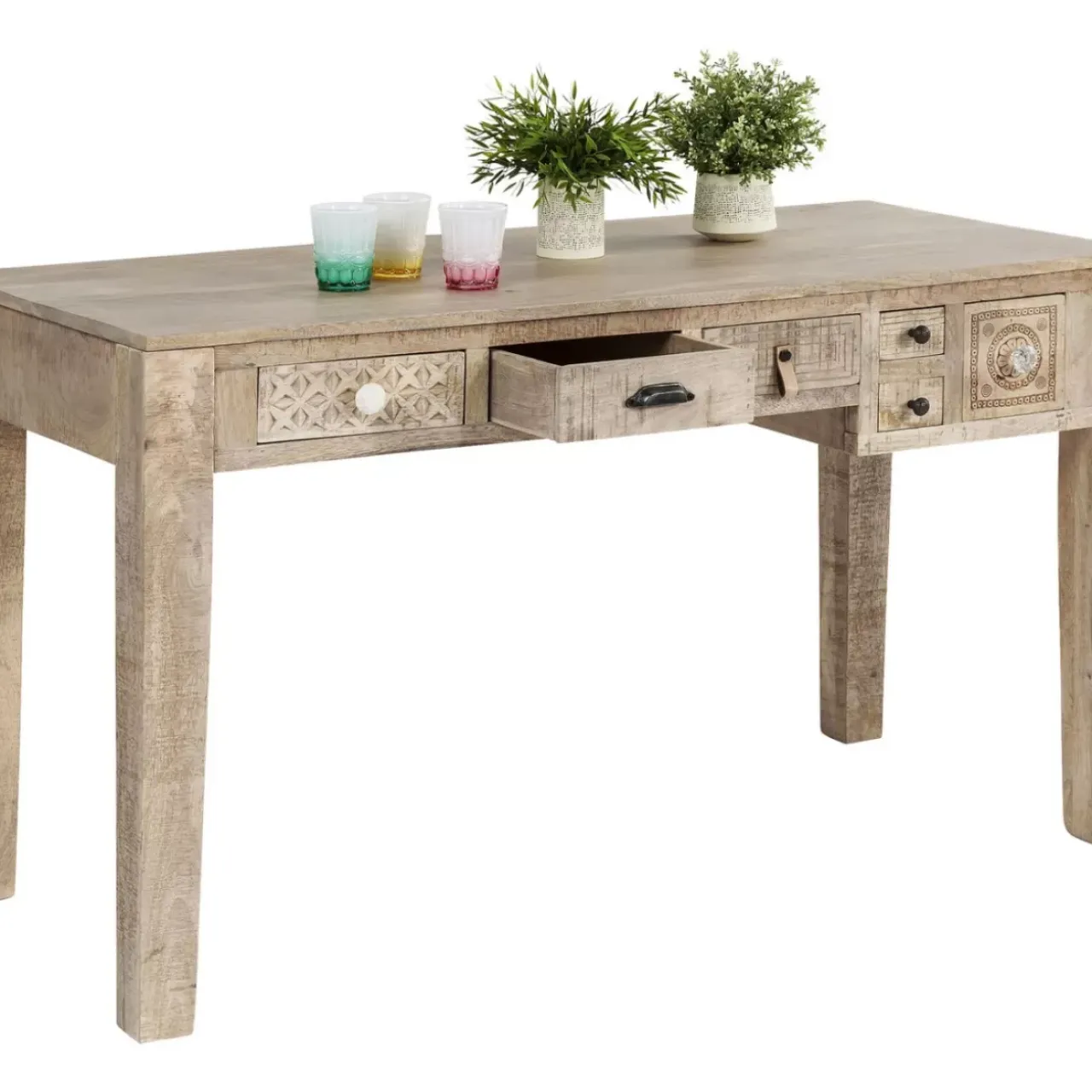 KARE Design Tische-Schreibtisch Puro 135X60Cm 6Sk