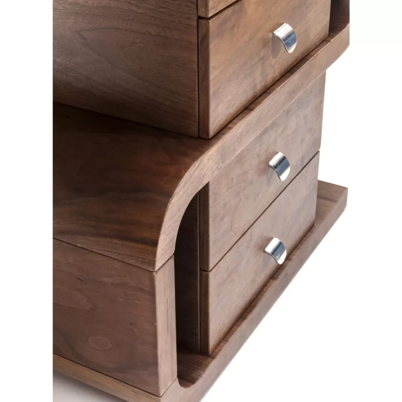 KARE Design Tische-Schreibtisch Soft Snake Walnut 150X70Cm