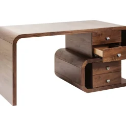 KARE Design Tische-Schreibtisch Soft Snake Walnut 150X70Cm