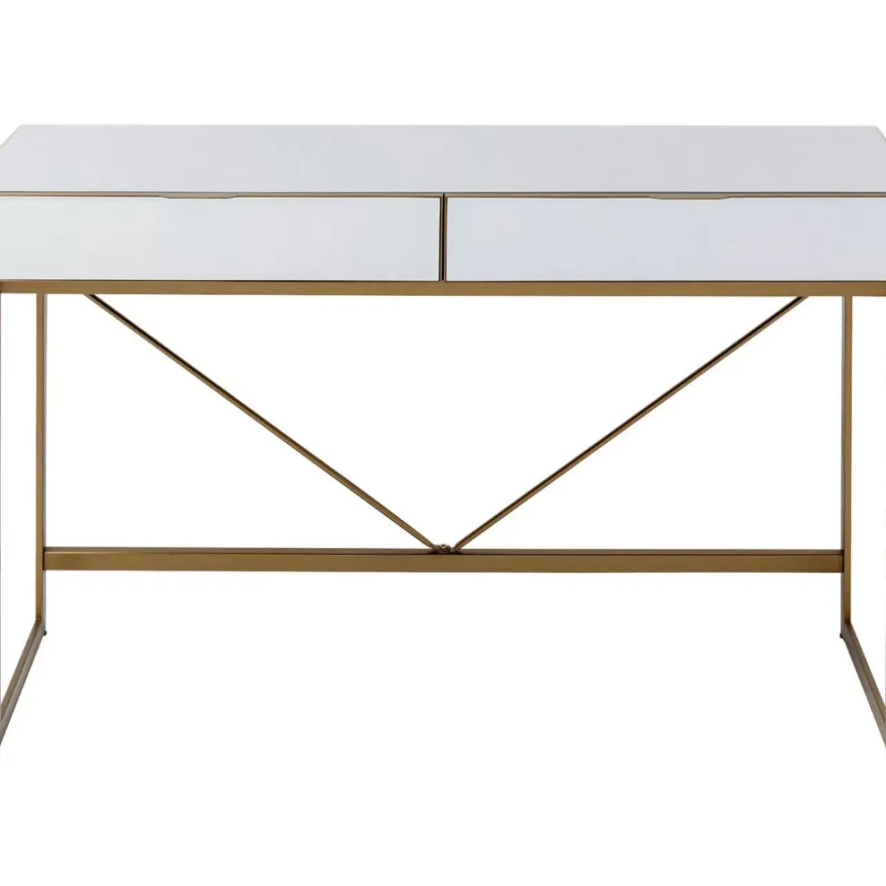 KARE Design Tische-Schreibtisch Soran Gold 120X50Cm