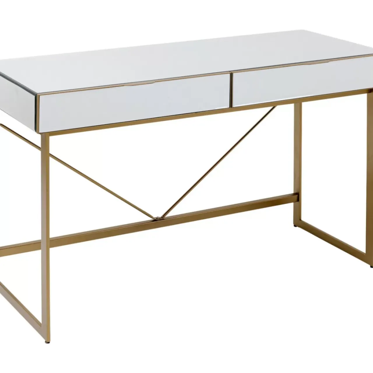 KARE Design Tische-Schreibtisch Soran Gold 120X50Cm