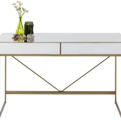 KARE Design Tische-Schreibtisch Soran Gold 120X50Cm