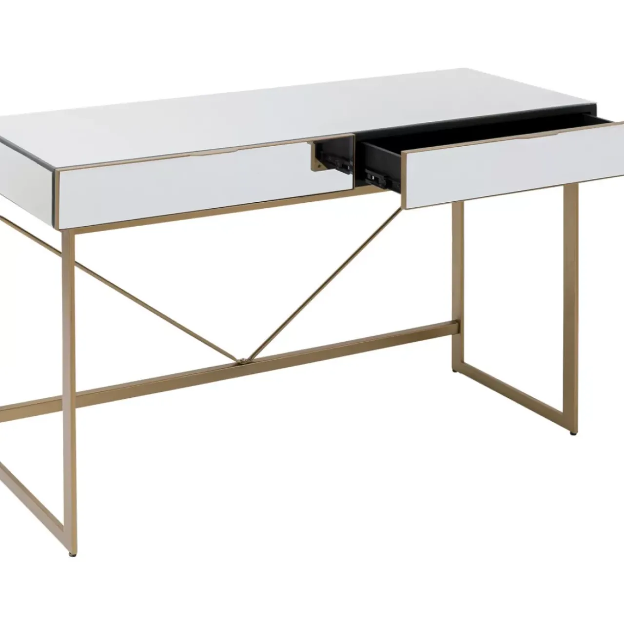 KARE Design Tische-Schreibtisch Soran Gold 120X50Cm