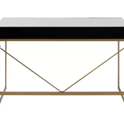 KARE Design Tische-Schreibtisch Soran Gold 120X50Cm