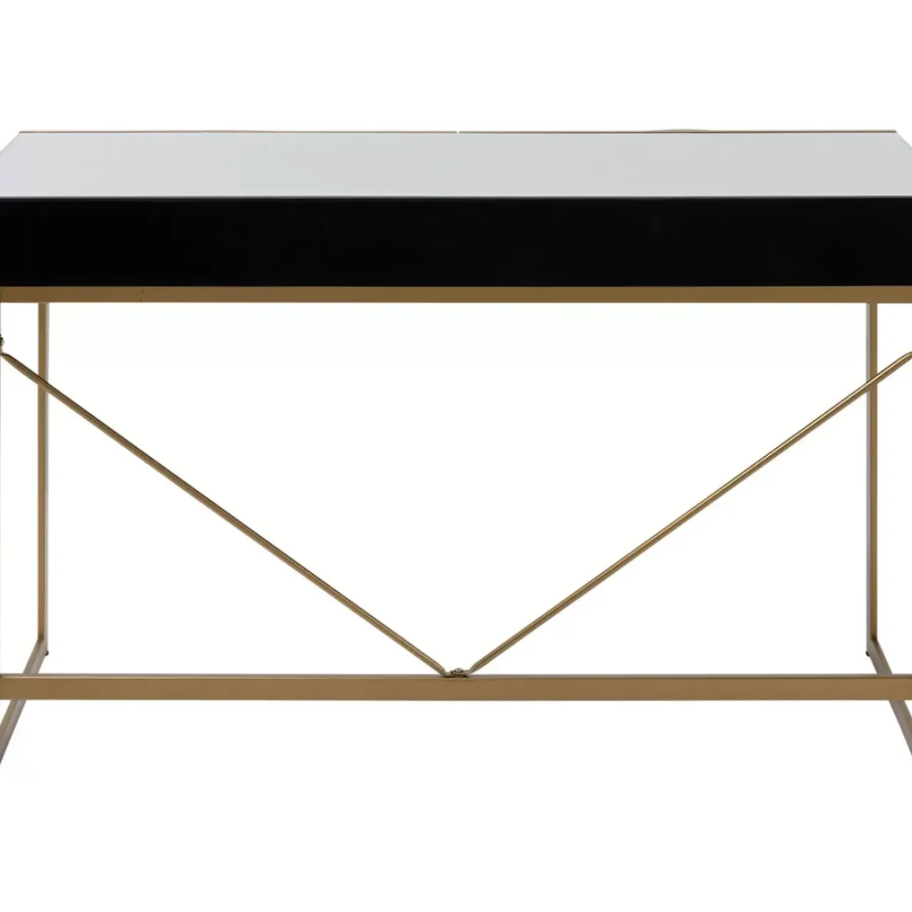 KARE Design Tische-Schreibtisch Soran Gold 120X50Cm
