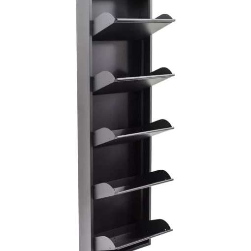 KARE Design Kleinmöbel & Sonstiges-Schuhkipper Caruso 5-Er Anthrazit (Mo)