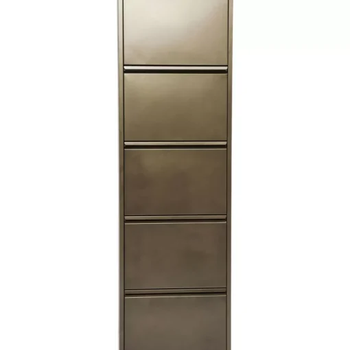 KARE Design Kleinmöbel & Sonstiges-Schuhkipper Caruso 5-Er Bronze