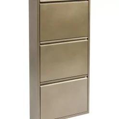 KARE Design Kleinmöbel & Sonstiges-Schuhkipper Caruso 3-Er Bronze