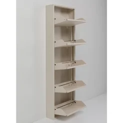 KARE Design Kleinmöbel & Sonstiges-Schuhkipper Caruso 5-Er Creme