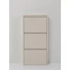 KARE Design Kleinmöbel & Sonstiges-Schuhkipper Caruso 3-Er Creme