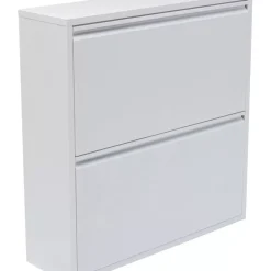 KARE Design Kleinmöbel & Sonstiges-Schuhkipper Caruso 2-Er Doppel Weis