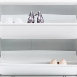 KARE Design Kleinmöbel & Sonstiges-Schuhkipper Caruso 2-Er Doppel Weis