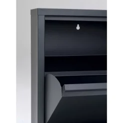 KARE Design Kleinmöbel & Sonstiges-Schuhkipper Caruso 2-Er Doppel Anthrazit