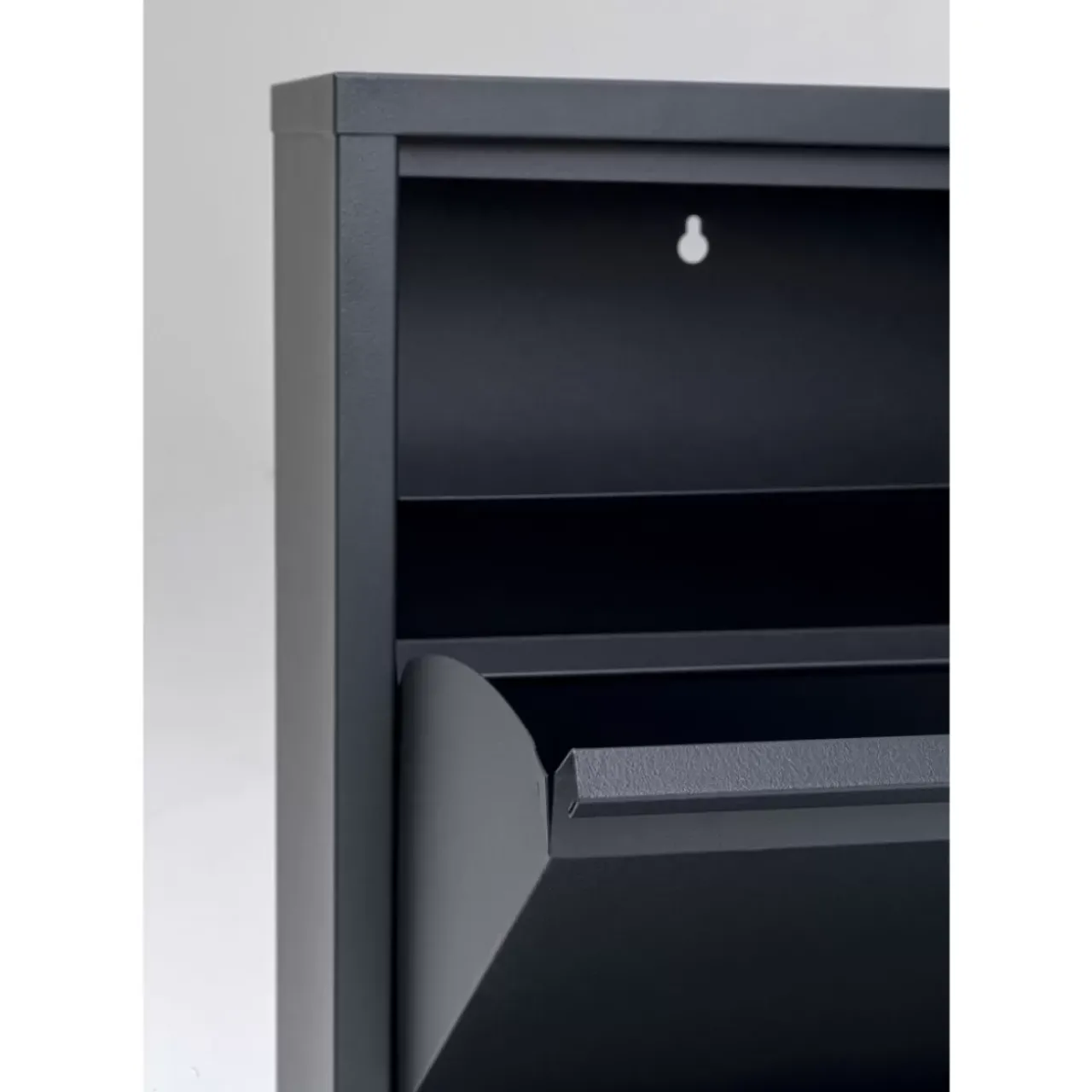 KARE Design Kleinmöbel & Sonstiges-Schuhkipper Caruso 2-Er Doppel Anthrazit