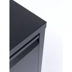 KARE Design Kleinmöbel & Sonstiges-Schuhkipper Caruso 2-Er Doppel Anthrazit