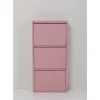 KARE Design Kleinmöbel & Sonstiges-Schuhkipper Caruso 3-Er Rosa