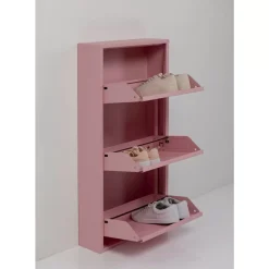 KARE Design Kleinmöbel & Sonstiges-Schuhkipper Caruso 3-Er Rosa
