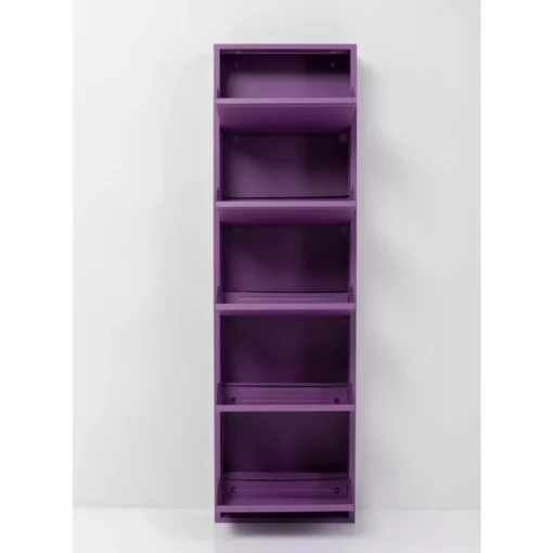 KARE Design Kleinmöbel & Sonstiges-Schuhkipper Caruso 5-Er Violet