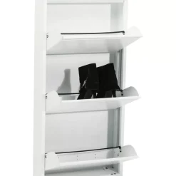 KARE Design Kleinmöbel & Sonstiges-Schuhkipper Caruso 3-Er Weiss (Mo)