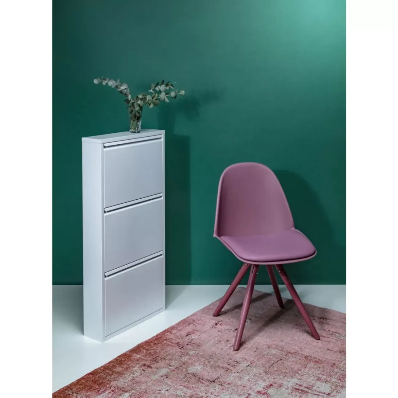 KARE Design Kleinmöbel & Sonstiges-Schuhkipper Caruso 3-Er Weiss