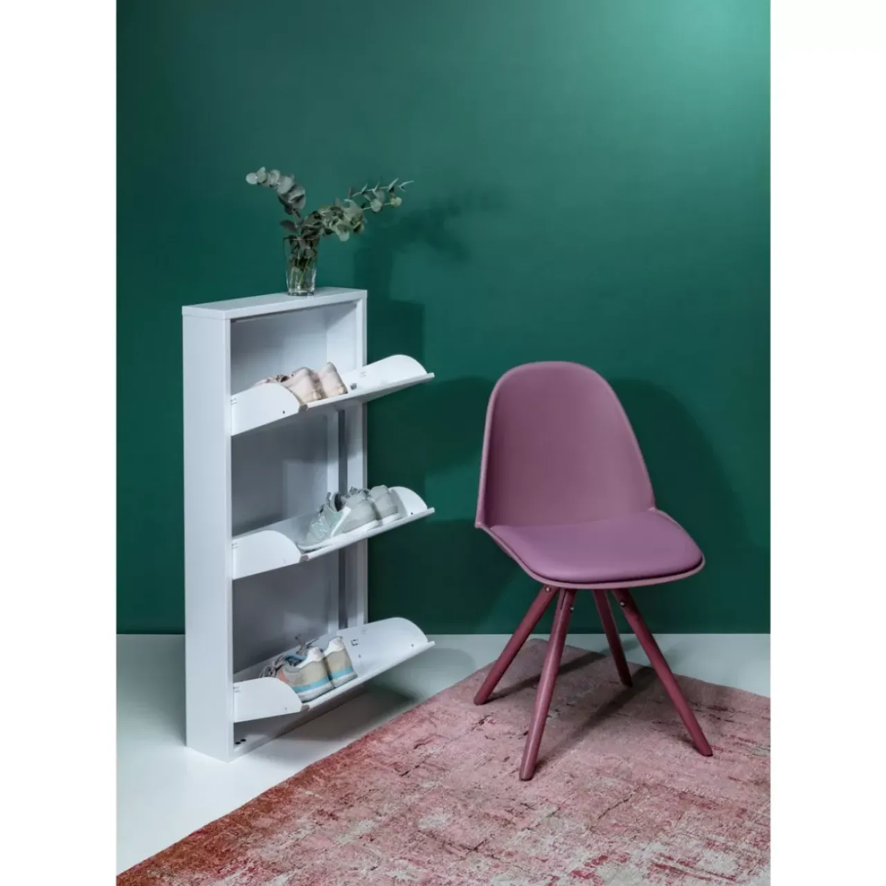 KARE Design Kleinmöbel & Sonstiges-Schuhkipper Caruso 3-Er Weiss