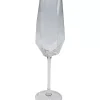 KARE Design Geschirr & Tischaccessoires-Sektglas Diamond Gold Rim