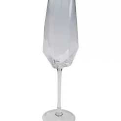 KARE Design Geschirr & Tischaccessoires-Sektglas Diamond Gold Rim