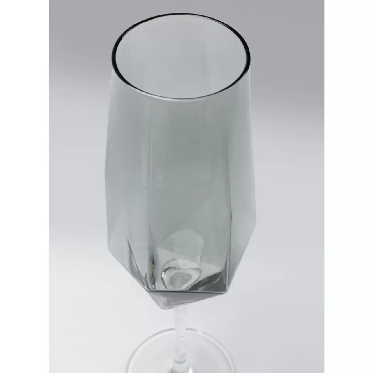 KARE Design Geschirr & Tischaccessoires-Sektglas Diamond Smoke