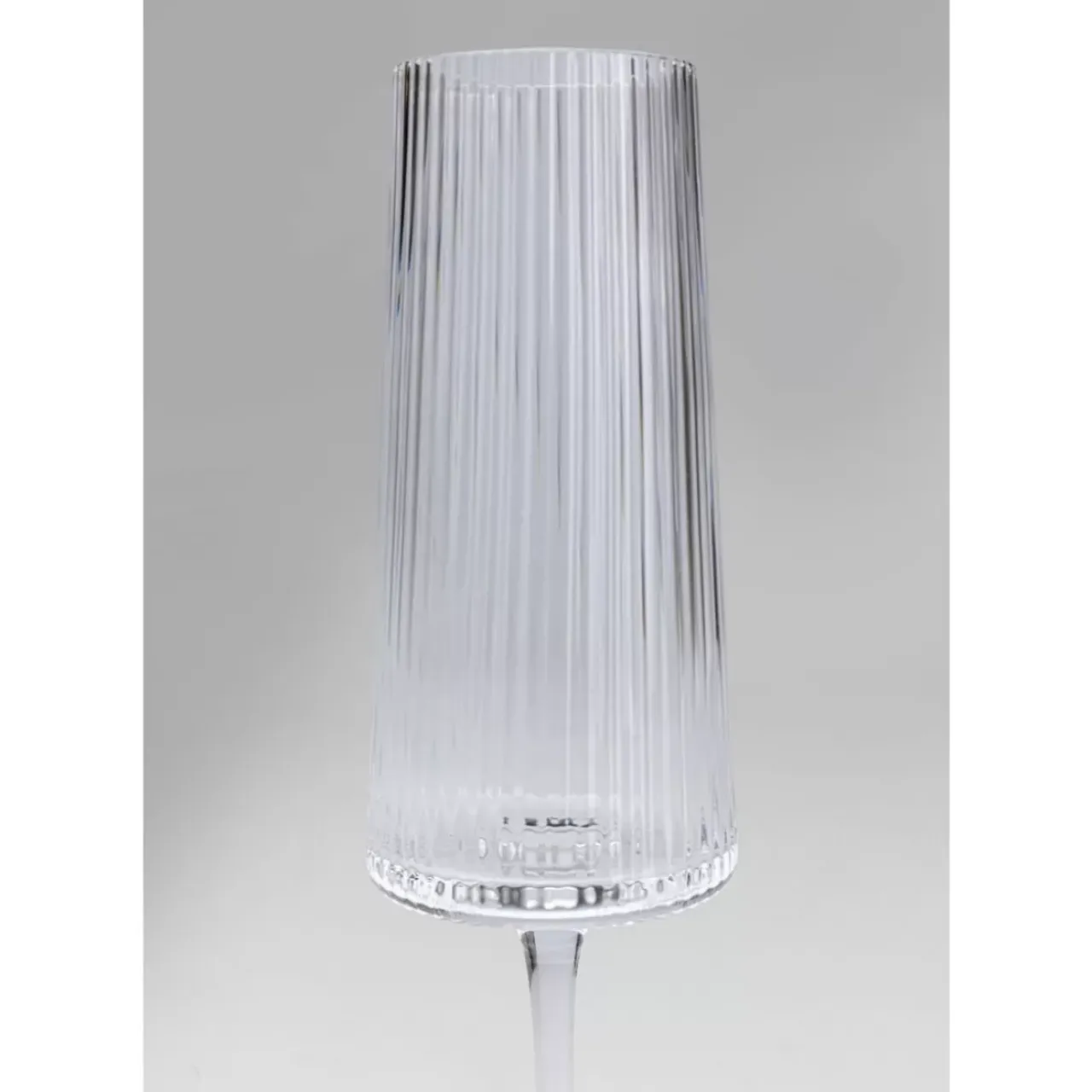 KARE Design Geschirr & Tischaccessoires-Sektglas Riffle
