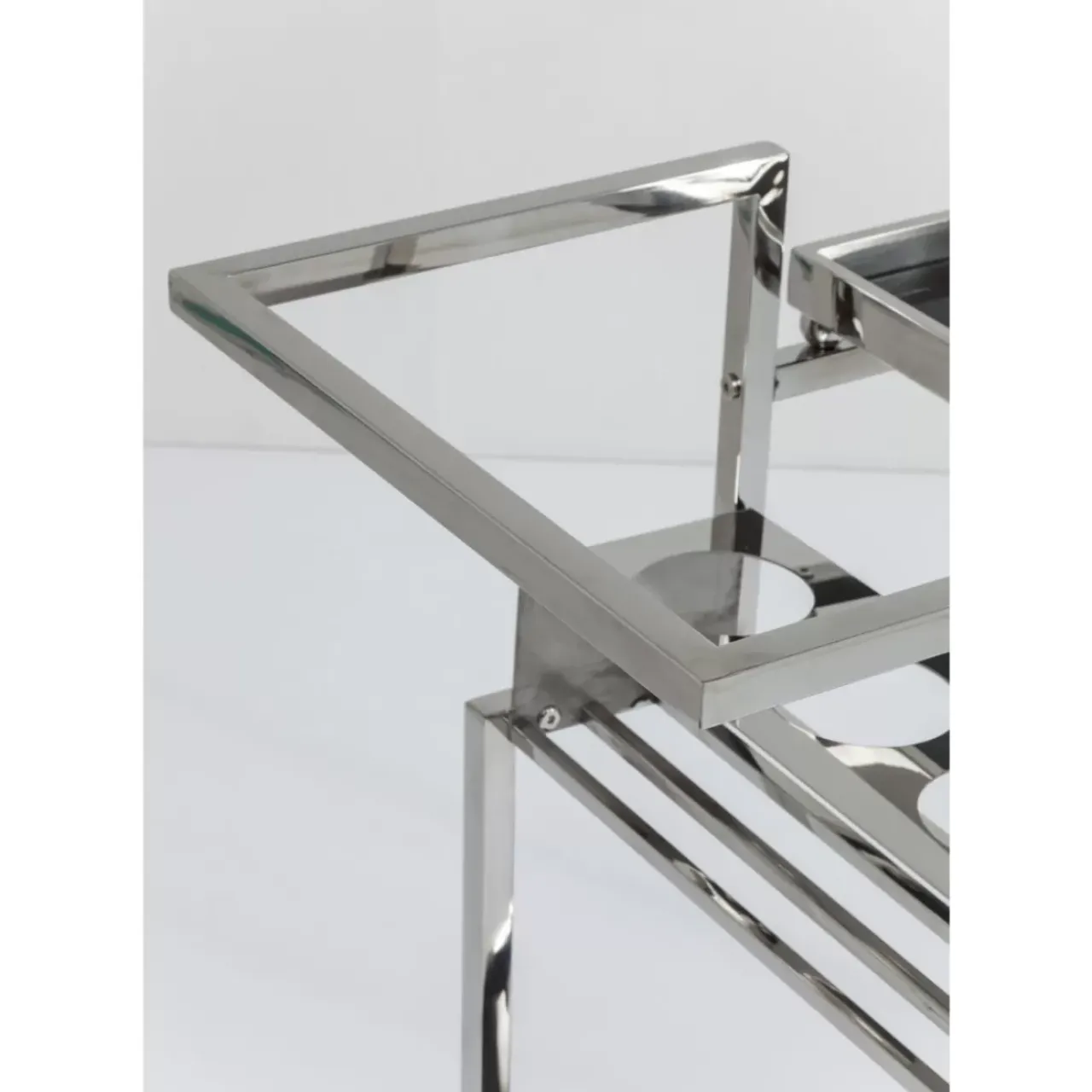 KARE Design Tische-Servierwagen Barfly Silber