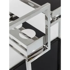 KARE Design Tische-Servierwagen Barfly Silber