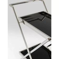 KARE Design Tische-Servierwagen Casino Silber