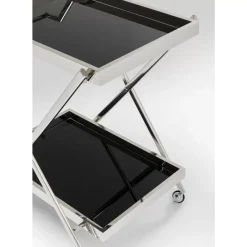 KARE Design Tische-Servierwagen Casino Silber