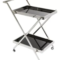 KARE Design Tische-Servierwagen Casino Silber