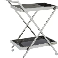 KARE Design Tische-Servierwagen Casino Silber