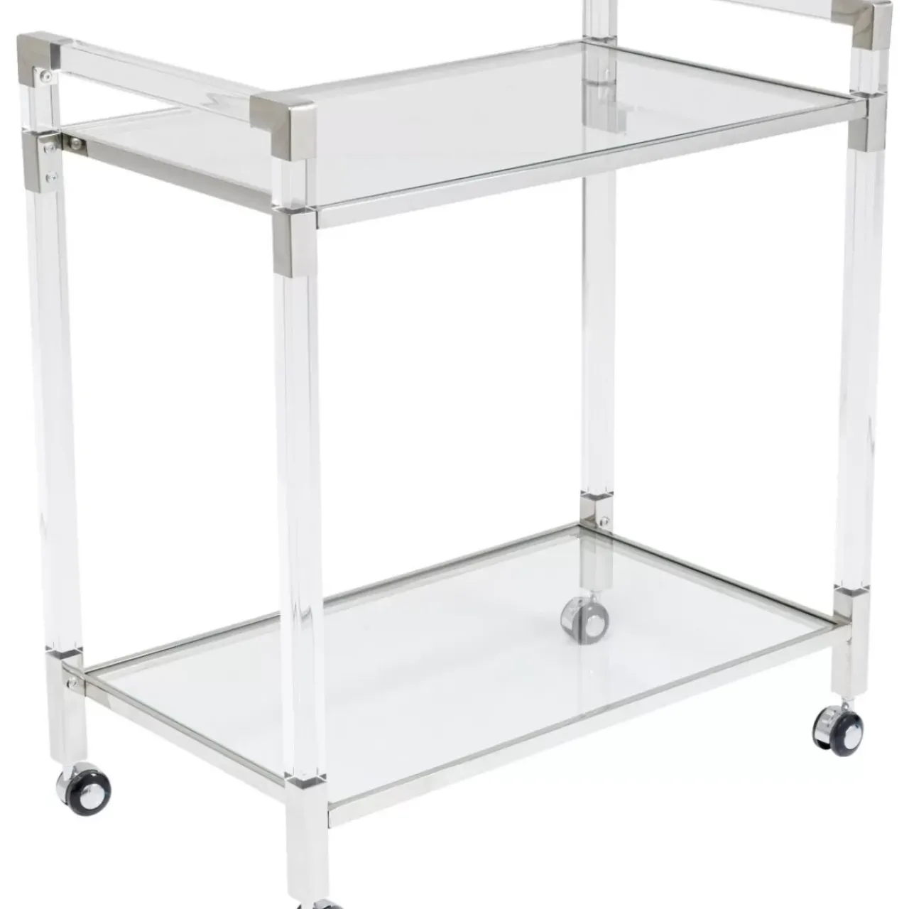 KARE Design Tische-Servierwagen Josy Silber